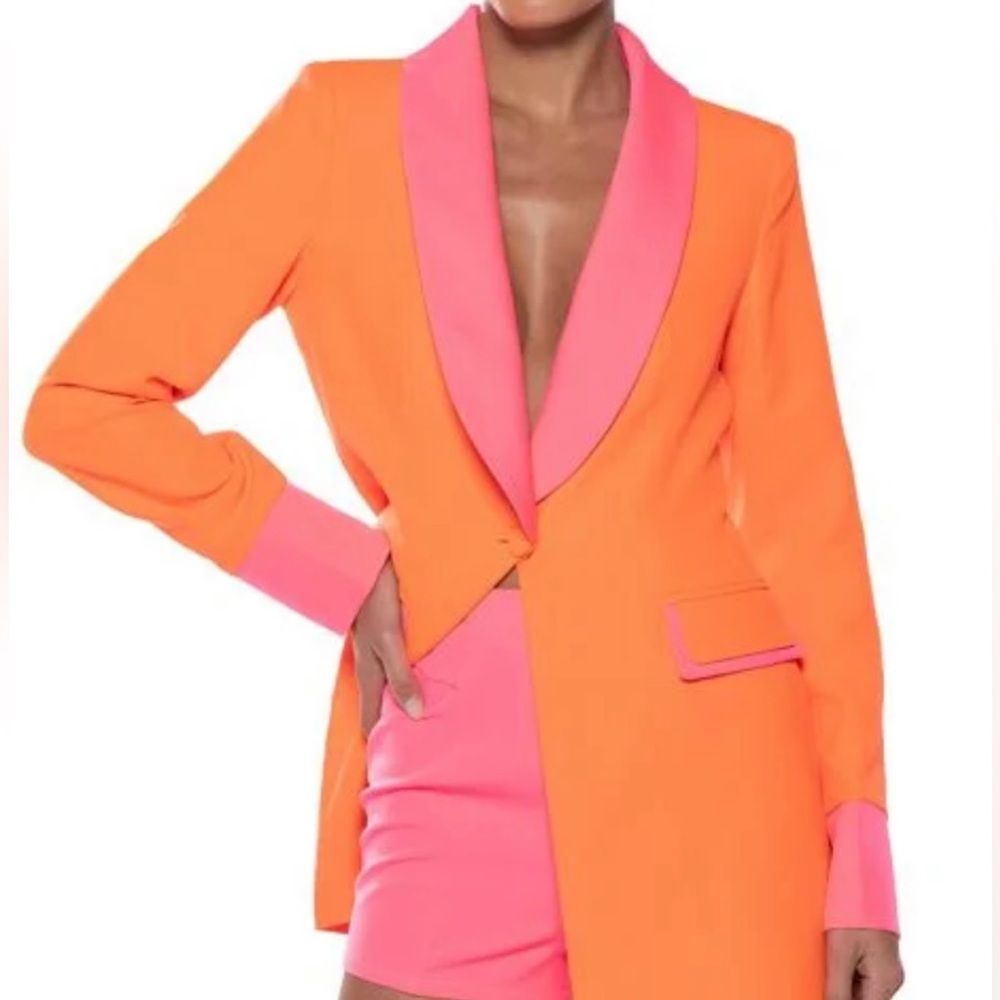 NEON FITTED BLAZER NWT